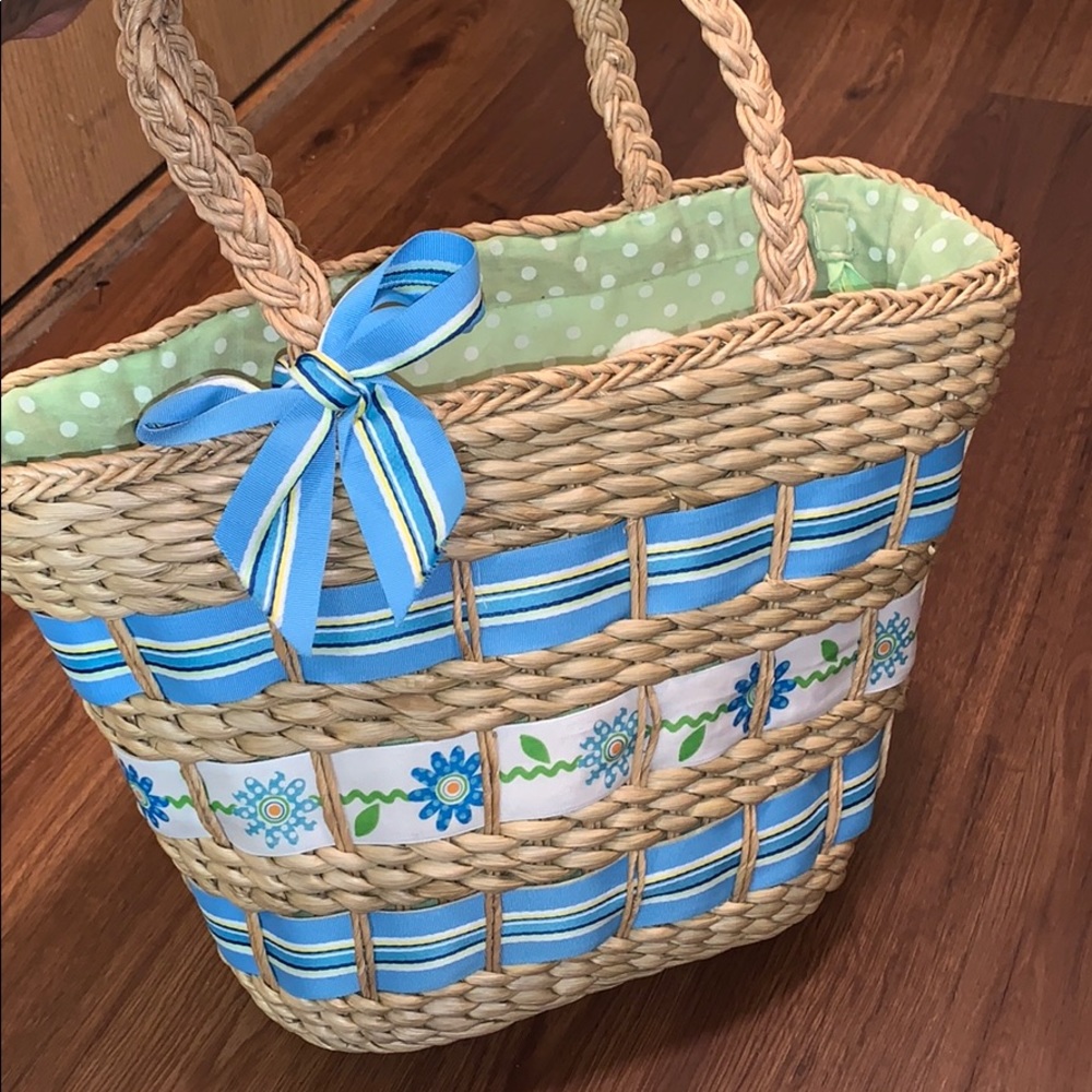 Wicker tote - Picture 3 of 6